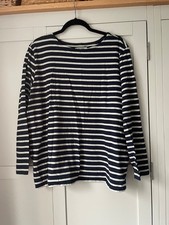 seasalt maternity sailor shirt size 20 navy/ecru