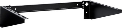 Heavy Duty 6U Vertical Wall Mount Rack - 125Lbs Capacity Bracket
