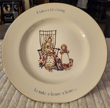 Set of 5, Vintage Holly Hobbie Freedom Series Collectible Plates