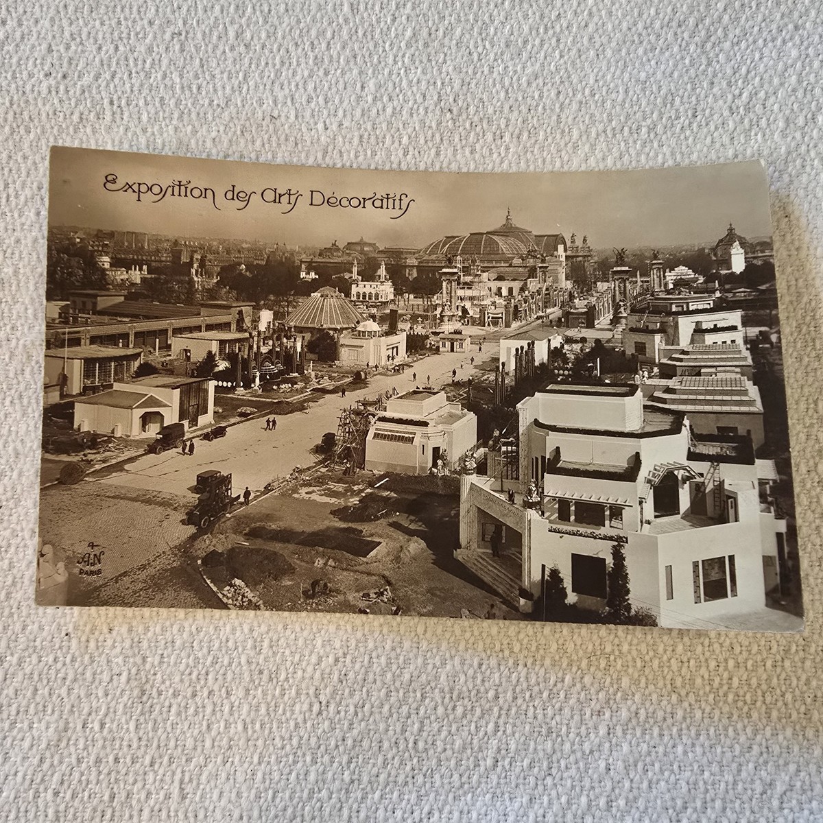Vintage 1925 Paris Exposition des Arts Décoratifs Postcard – Art