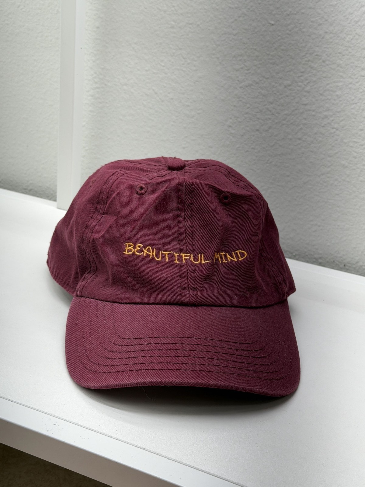 Beautiful Mind Dad Hat (Maroon)