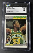 1987 -88 Fleer Alton Lister graded CGC 8 Seattle Supersonics 
