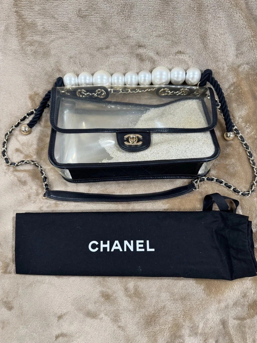 CHANTICLEER チャンタクリアハックル　シルバーバジャー系　レア CHANEL Clear Bags & Handbags for Women for sale | eBay