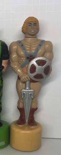 VTG Masters Of The Universe He-Man only Bubble Bath Bottle Empty