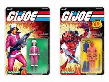 G.I. Joe 3.75 Figure 2pk DAINA Oktober Guard & HYDRO VIPER Super7 ReAction