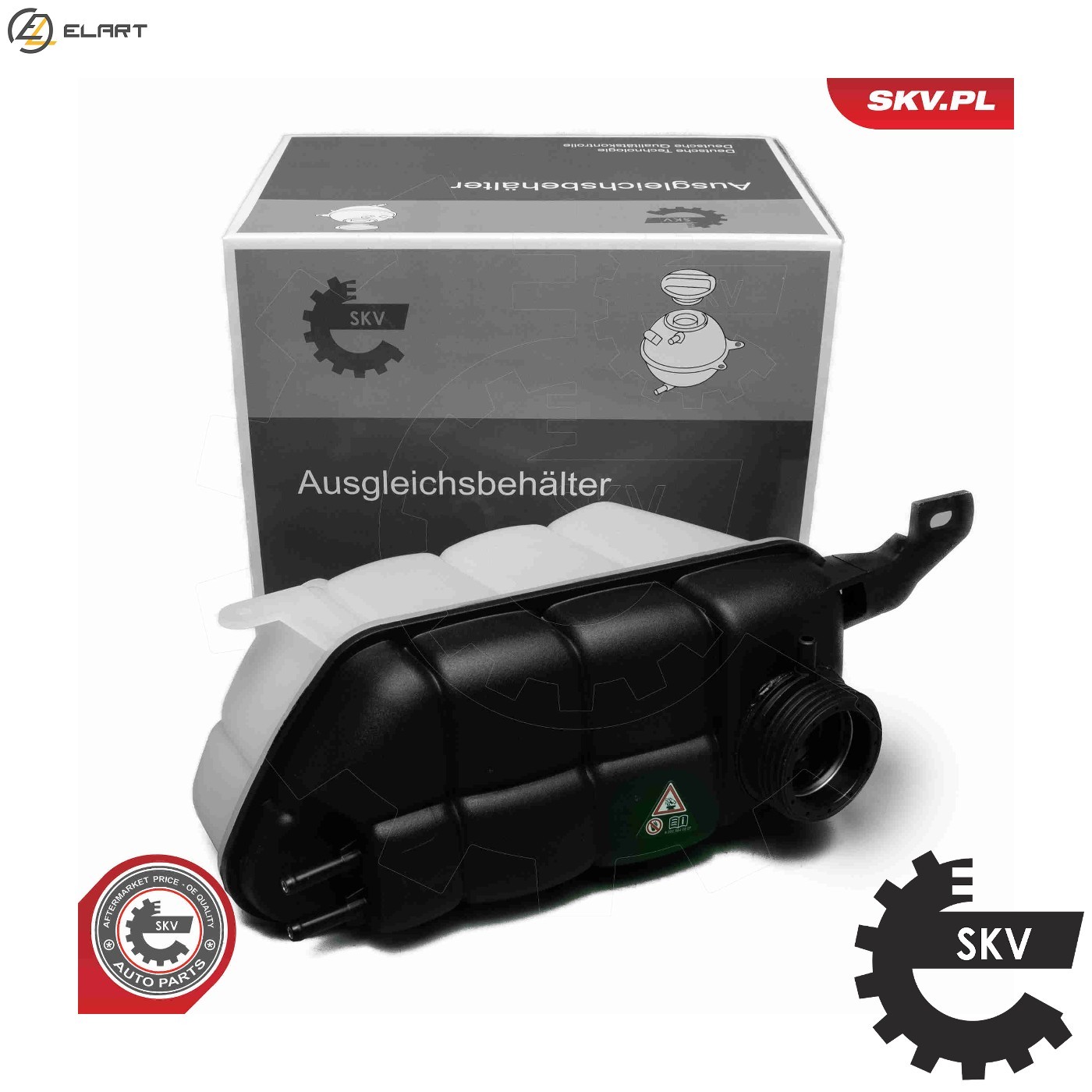 EXPANSION TANK COOLANT 61SKV361 FOR MERCEDES-BENZ OM648.960/613.960 3.2L 6cyl