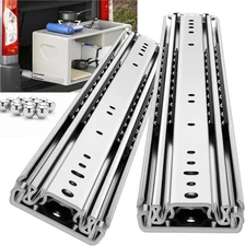 YENUO HD Drawer Slides 38" Full Extension Side Ball Bearing Long Rails