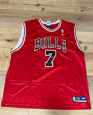 Vintage Reebok Ben Gordon Chicago Bulls Stags #7 Swingman Jersey Mens 2XL