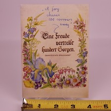 A Joy Chases 100 Sorrows Away German Postcard Elisabeth Lüpkes Franck 1978