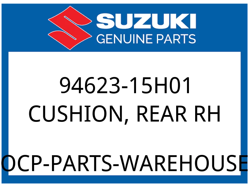 CUSHION, REAR RH