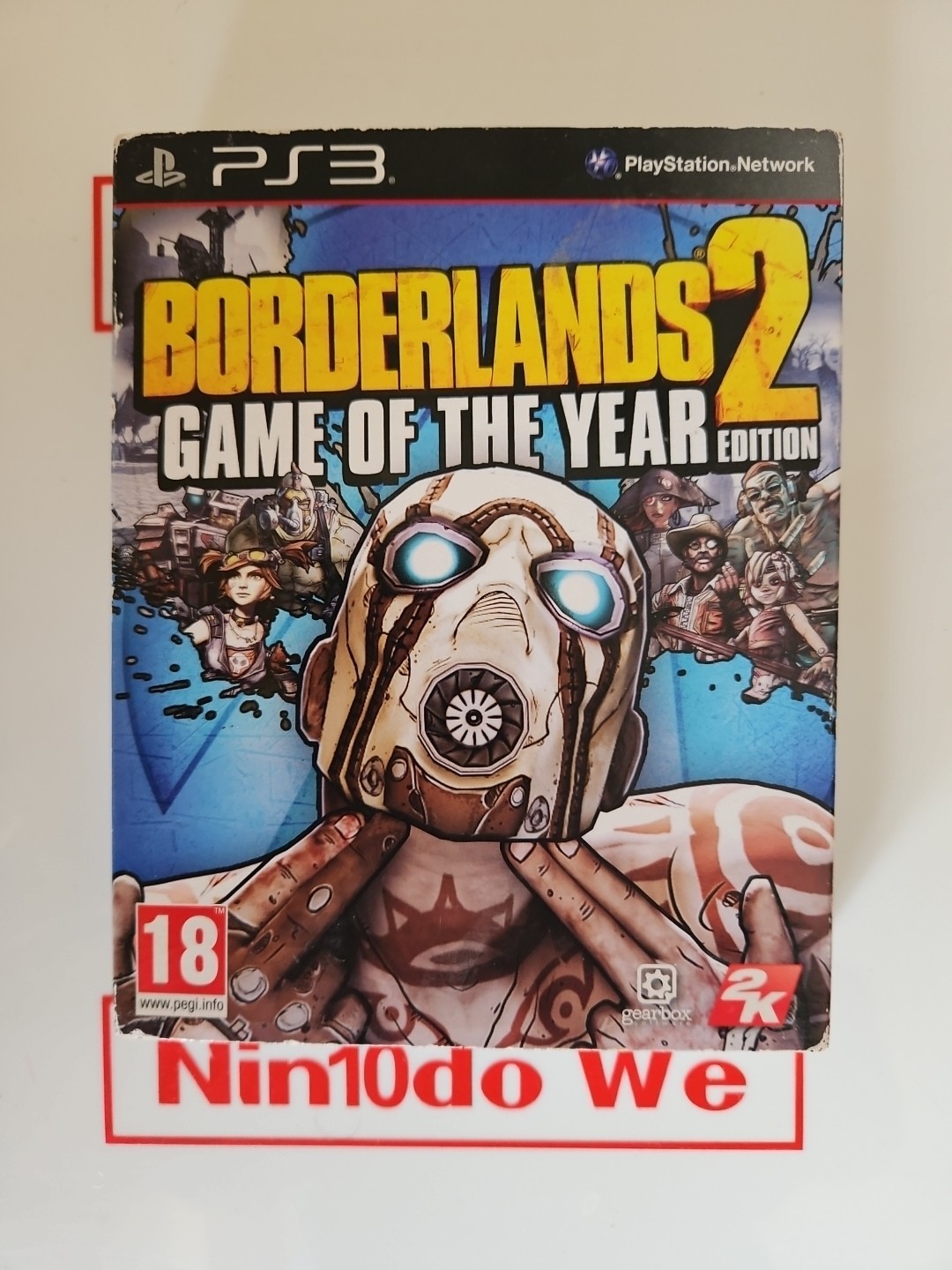 Borderlands 2 - Game of the Year Edition (PS3) BIG BOX Card Sleeve DOUBLE DISC