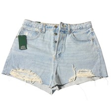 Wild Fable Shorts Women 8/29 Super High Rise Cutoff Light Wash Distressed NEW