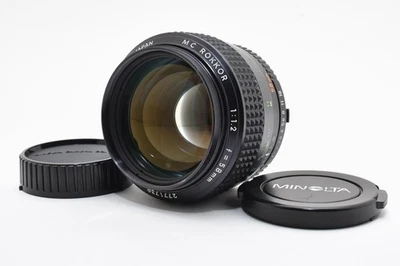 [COMO NUEVO] Lente Minolta MC ROKKOR 58mm F/1.2 Prime MF Hawk Eye MD de... - Imagen 1 de 4