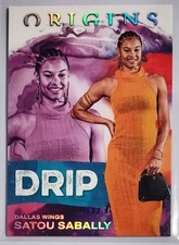 Satou Sabally 2023 Panini Origins WNBA Drip #8 Wings Mercury