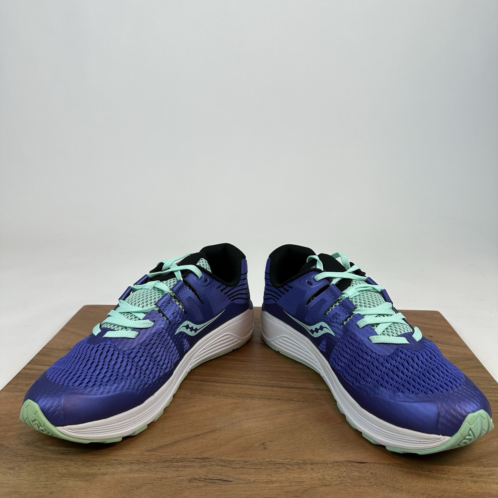 New Big Kids Saucony Ride ISO Purple Athletic Running Shoes Sneakers Size 7 Y thumbnail 5