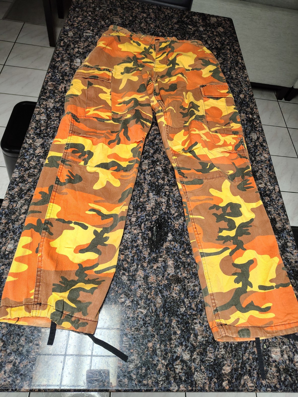 Savage Orange Camo Men