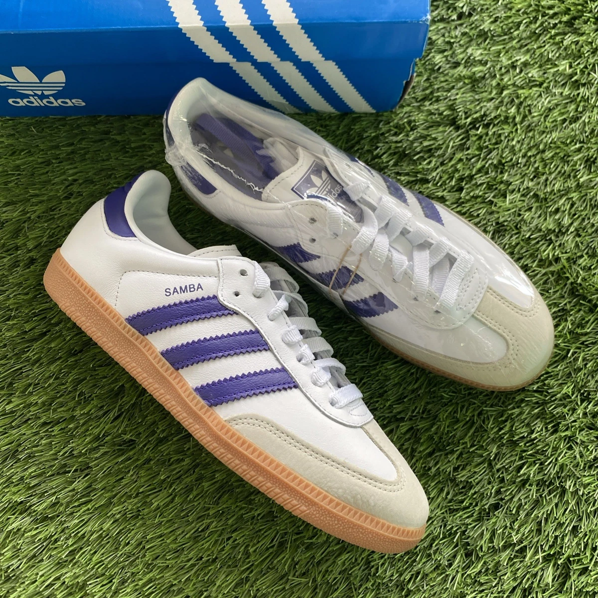 adidas gazelle silver green womens adidas Originals Samba OG "White Energy Ink Gum" main image 0