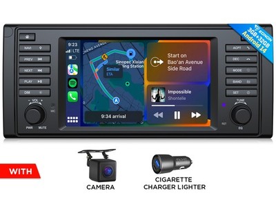 Für BMW 5er E39 Android Auto 14 7'' IPS Touch Autoradio GPS Navi CarPlay DSP WiFi