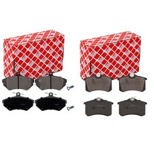 FEBI BREMSBELÄGE VORNE+HINTEN passend für VW Passat B5 3B2 3B5