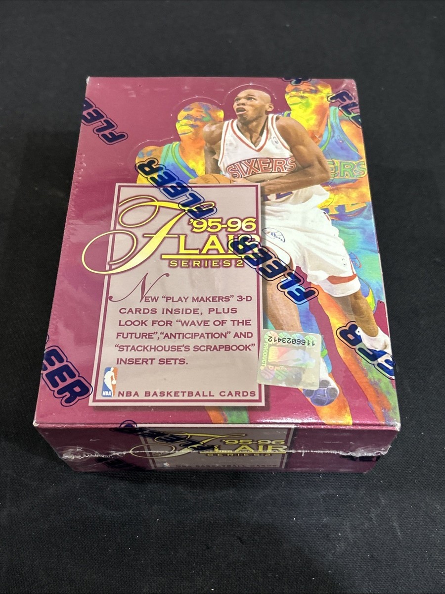 1995-96 Flair Series 2 Basketball Factory Sealed Box 24 Packs