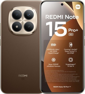 XIAOMI REDMI NOTE 15 PRO PLUS 8+256GB DS 5G MOCHA BROWN