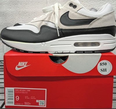 Men's Nike Air Max 1 ESS White/Black-Summit White (FZ5808 101) - 9