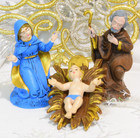 Vintage Italy Shatterproof Nativity Figurines — photo 4