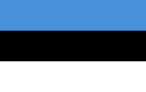 Estonia Flag Self Adhesive Vinyl Sticker