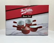 Mrs. Fields 6-piece Premium Bakeware Bowl Set *NEW*