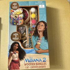 Disney Moana Wooden Bangles Bracelet Activity Set