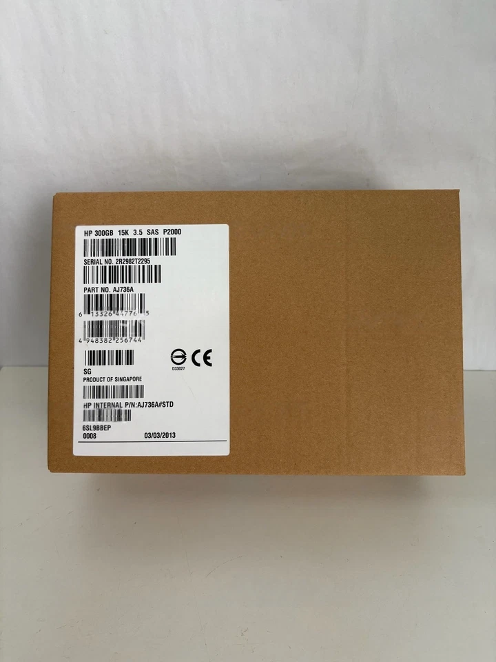 HPE 300GB 480938-001 AJ736A 481272-001 15K 3.5" MSA2 DP SAS HP Hard Disk Drives - Image 2 of 3