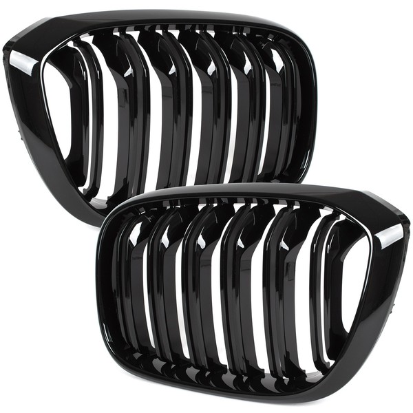 BMW X4 G02 Doppelstrebe Nierengitter Schwarz-image