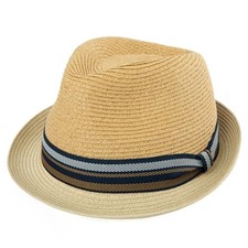 Oversize XL XXL Mens Summer Straw Fedoras Sun Hats Panama X-Large 94587 beige