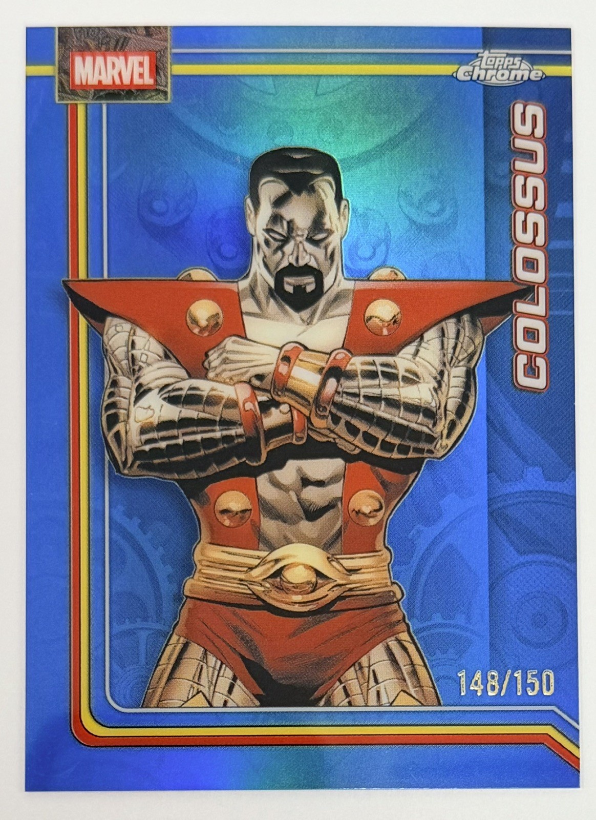 Colossus #023 Blue Refractor /150 2026 Topps Chrome Marvel