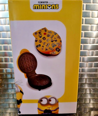 Minions Mini Waffle Maker-BRAND NEW IN BOX Uncanny Brands