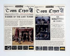 Mordheim Book Lot: Town Cryer 16 + Town Cryer 17 VG Condition Games Workshop