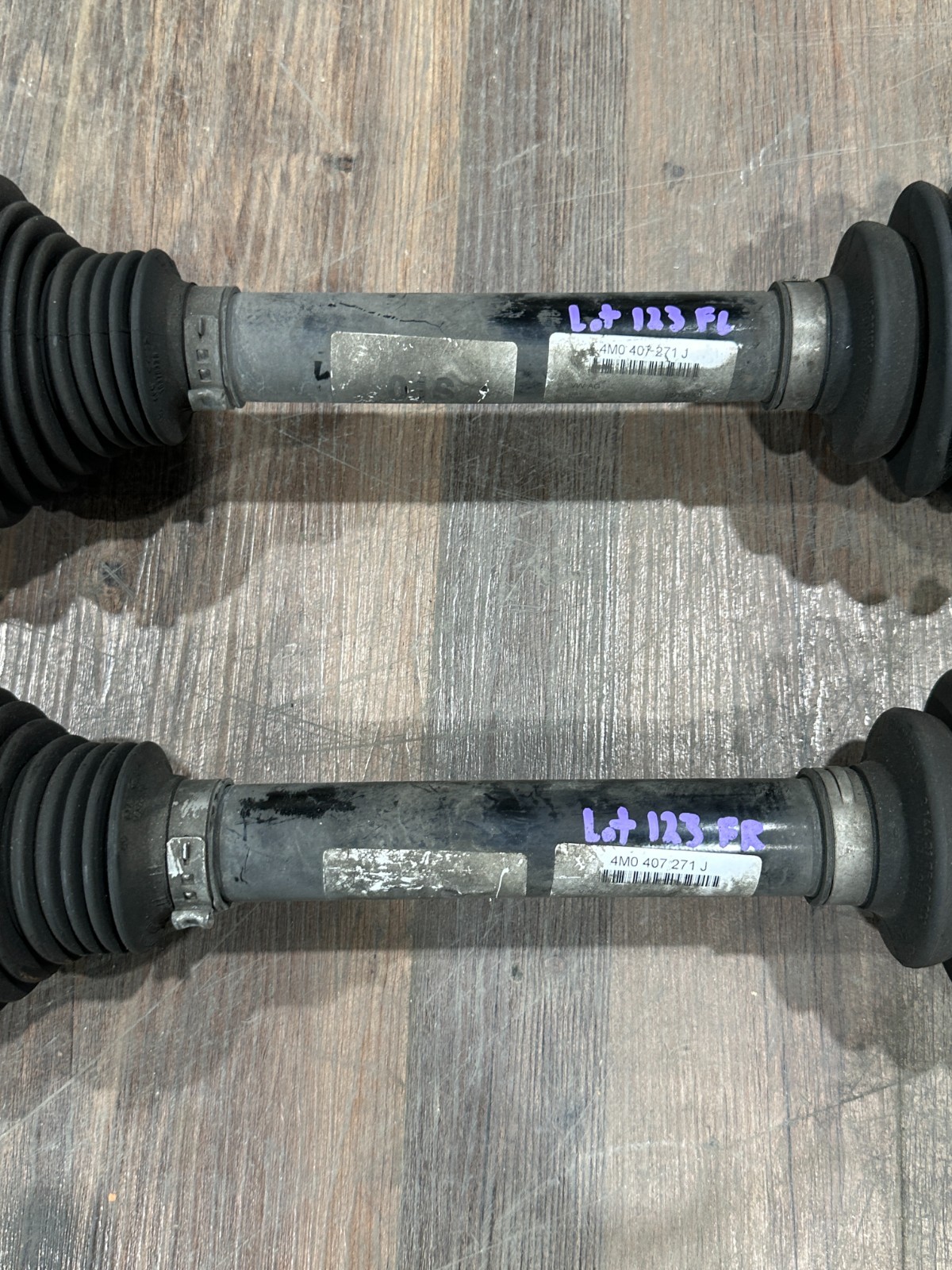 2018-2024 LAMBORGHINI URUS FRONT LEFT RIGHT AXLE SHAFT PAIR OEM 4M0 407 271 J