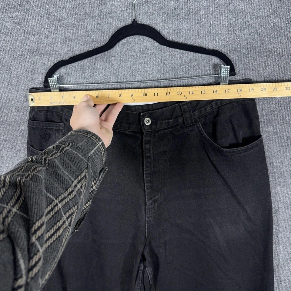 Polar Skate Co Jeans Mens 2XL Black Big Boy Baggy Denim Skateboarding Loose Fit - Image 2 of 4