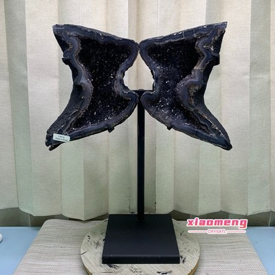 12LB Natural Brazilian boutique amethyst butterfly ornament