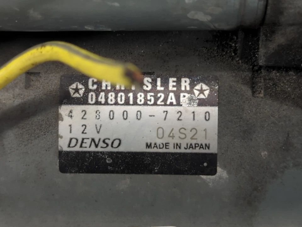 Dodge Durango 2011-2015 motor de arranque de auto solenoide OEM RO3AE Foto 2 de 4