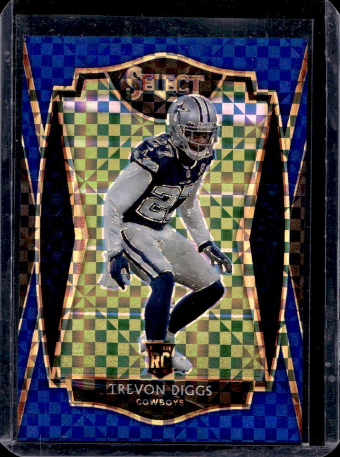2020 Select Trevon Diggs RC Blue Prizm Premier Level #72/149 Cowboys
