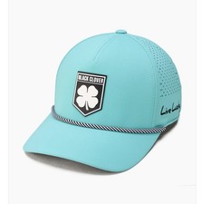 Black Clover, Unisex, Duke 2 Snapback Adjustable One Size, Teal Blue/White