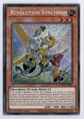 Revolution Synchron - DUNE #DUNE-EN002 Duelist Nexus Secret Rare 1st Edition NM