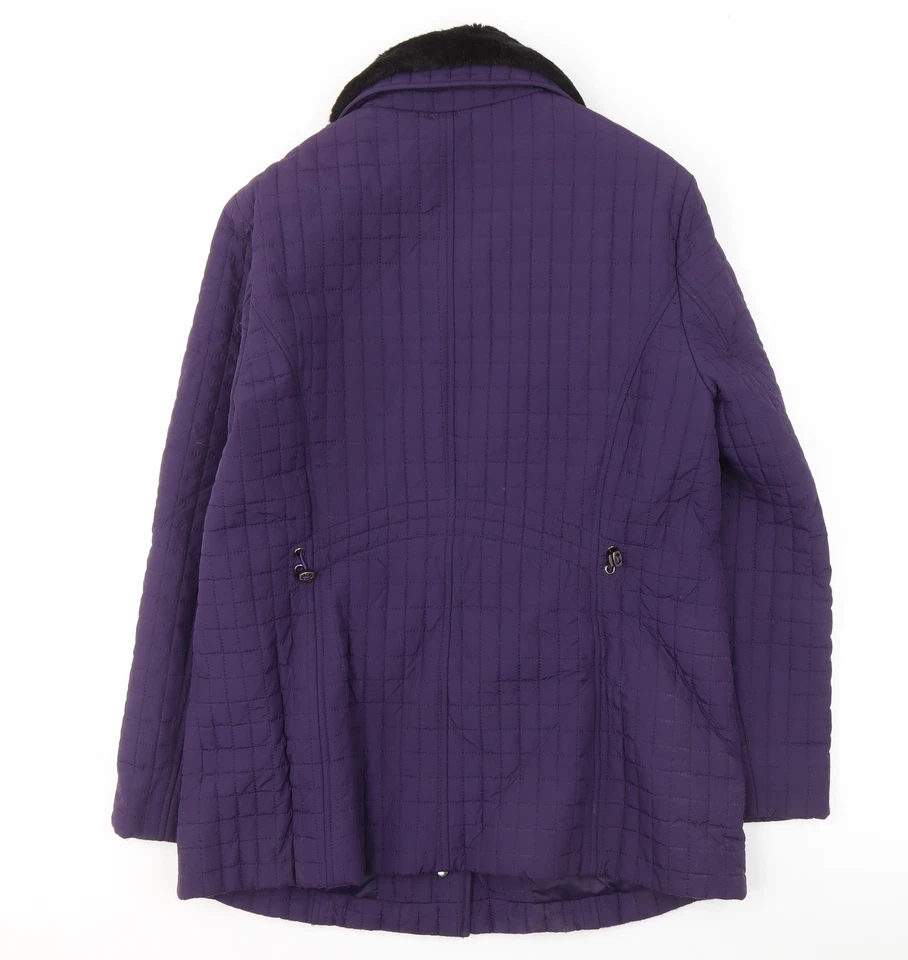 Windsmoor Women's Purple Quilted Jacket S - Image 2 of 4