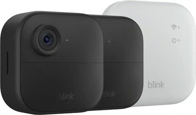 Blink Outdoor 4 XR - 2x Outdoor Cameras, 1x Sync Module XR v2, 400ft Range