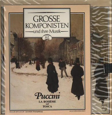LP Puccini La Boheme und Tosca (Auszüge), Royal Opera House, Covent Garden, C.