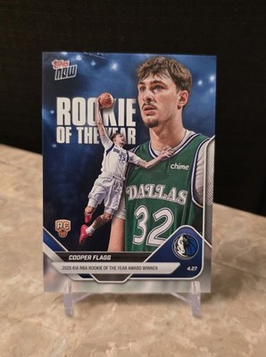 2026 Topps Now - Cooper Flagg (RC) - ''Rookie Of The Year'' - Card No. ROTY
