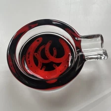 Vintage Marlboro Ashtray Red Black