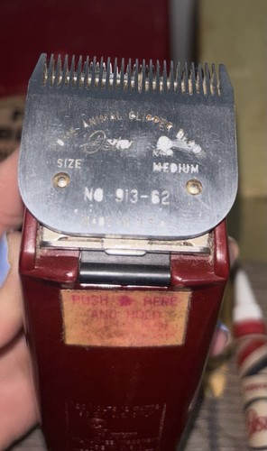 Vintage Oster Lucky Dog Clippers Turns On & Works, Clipper Oil Is Empty - Picture 4 of 11