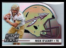 2015 Panini Prizm Collegiate Draft Picks Helmet Die Cuts Prizm Nick O'Leary